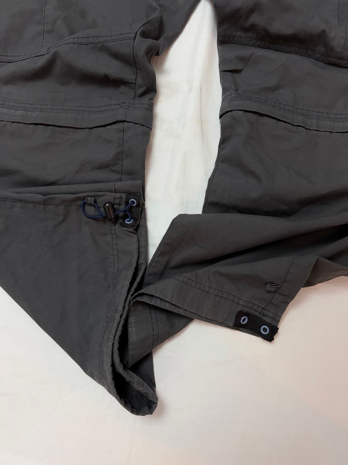 00s RATON LAVEUR 디테쳐블 와이드 카고팬츠 차콜 상품이미지4