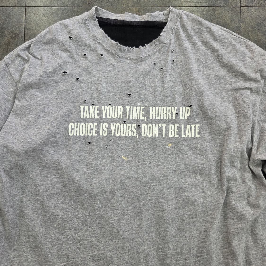 빈티지 긴팔 레이어드 티셔츠 상품이미지2