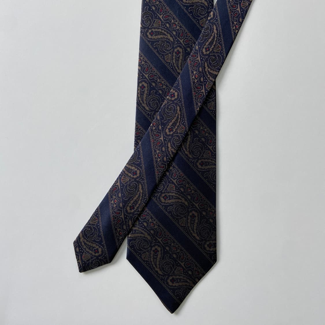 CK 캘빈클라인 페이즐리 명품 정품 넥타이 상품이미지1