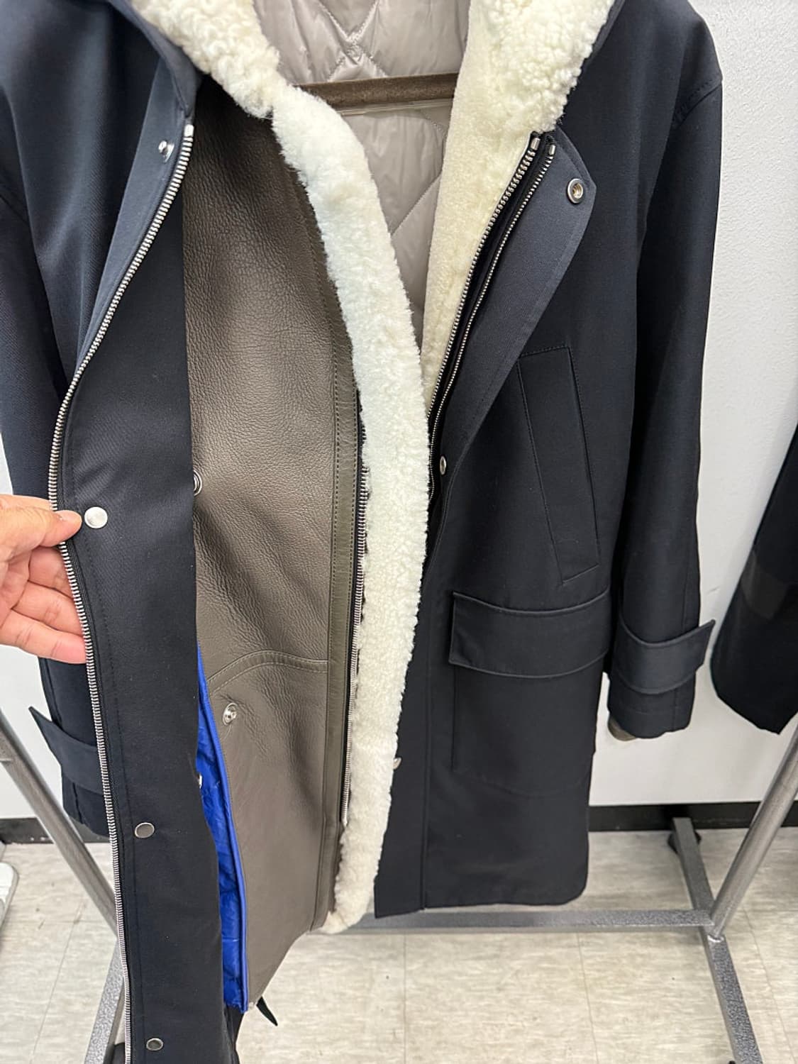 95) 솔리드옴므 무스탕 야상코트  상품이미지4