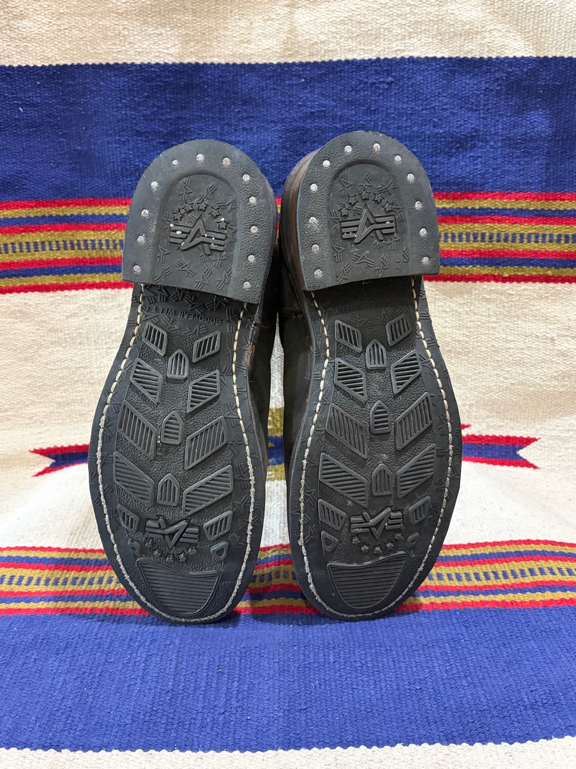 알파인더스트리 빈티지 가공 엔지니어부츠 상품이미지6