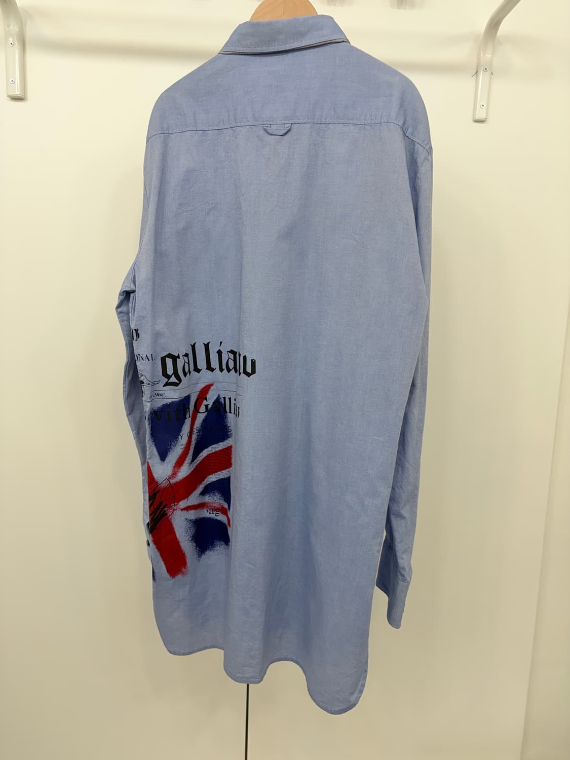 존 갈리아노 2011ss 유니언잭 프린팅 롱 셔츠 48 상품이미지4
