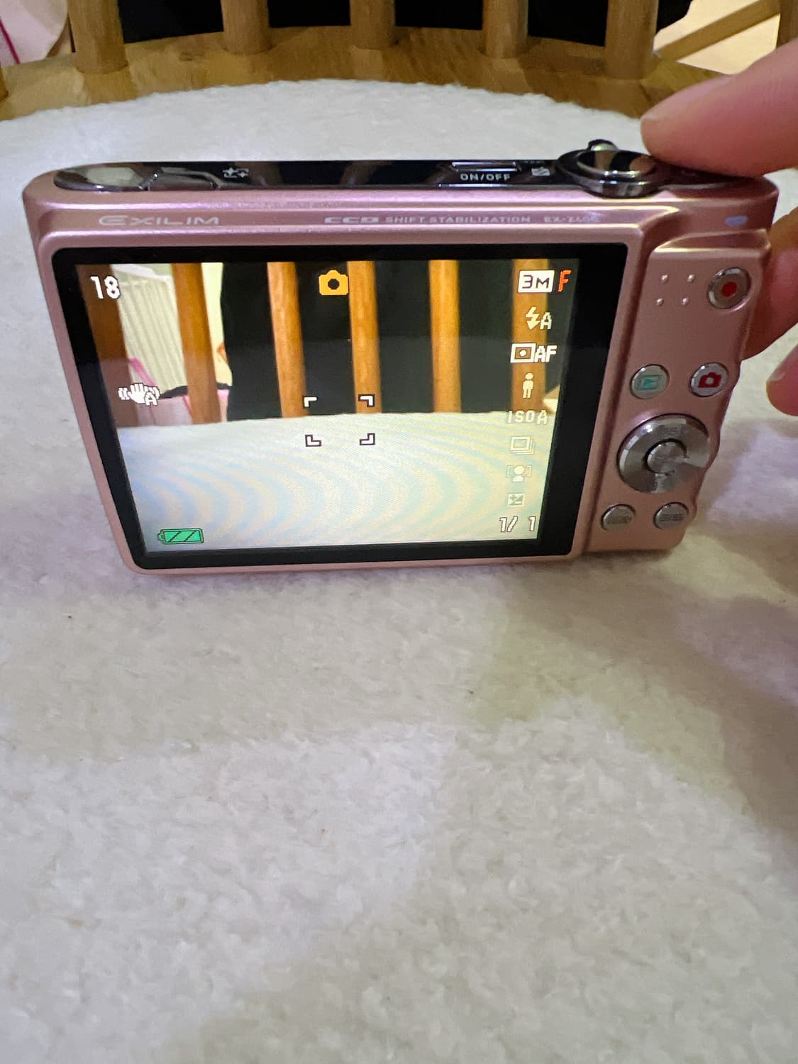 카시오 엑슬림 z400 핑크 casio exilim z400 상품이미지3