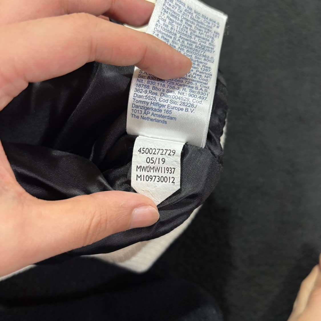 M 100 타미힐피거 X 루이스해밀턴 베이지 코듀로이 바시티자켓 상품이미지8