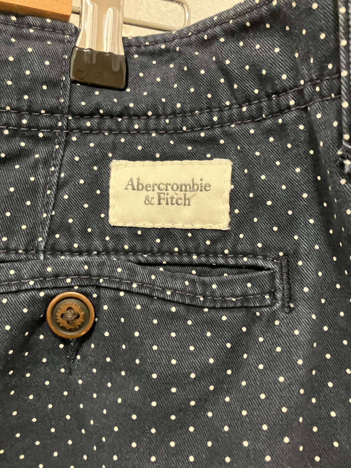 Abercrombie & Fitch 도트 패턴 치노 쇼츠 34 상품이미지5