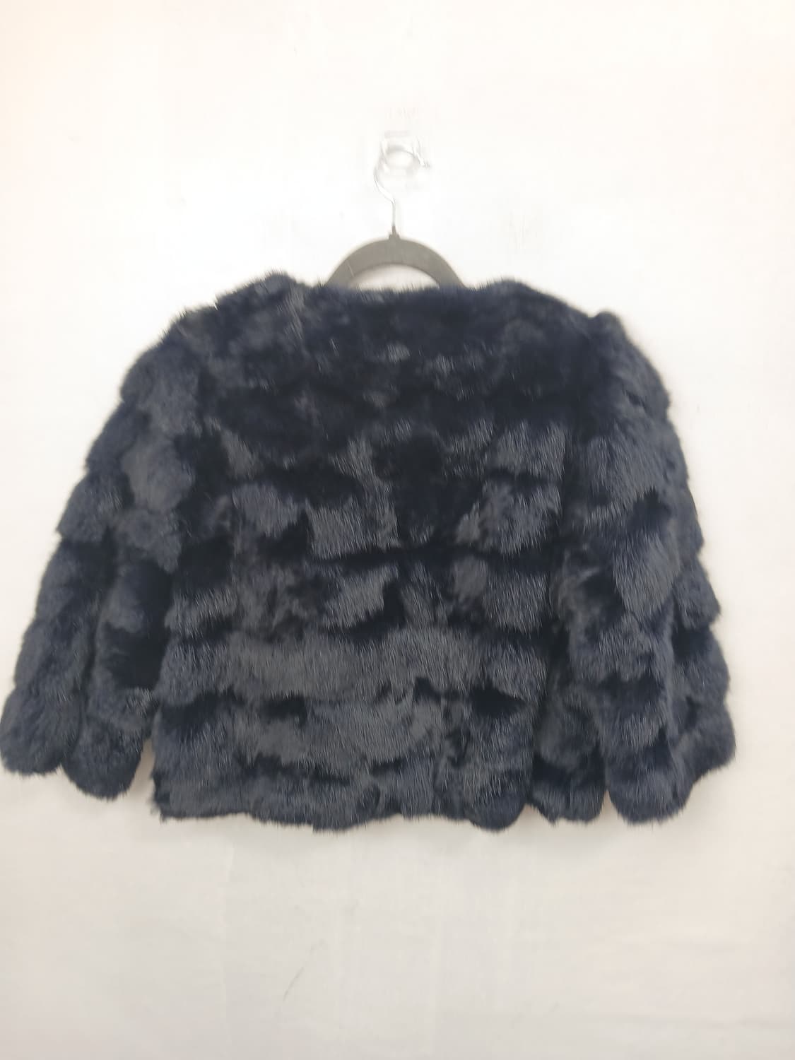 Pastime 천연토끼털 숏 자켓 네이비 90-95 M 상품이미지5