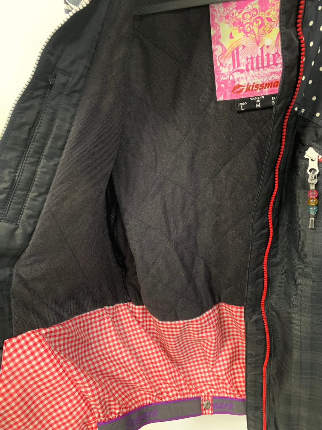 [KISS MARK] 키스마크 도트 스트라이프 하이넥 윈드브레이커 상품이미지10