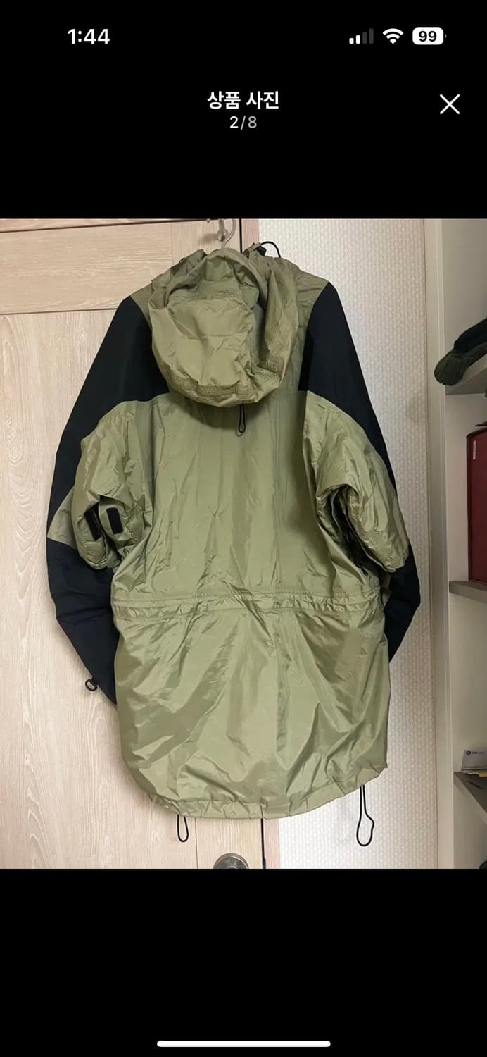 90s 빈티지 노스페이스 고어텍스 카키 바람막이 자켓 슈노원판 나이키 상품이미지2