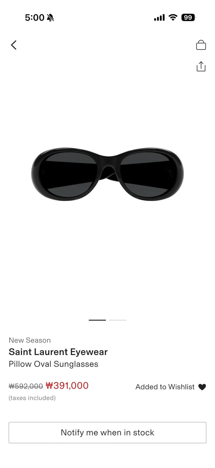 Saint laurent 선글라스 상품이미지3