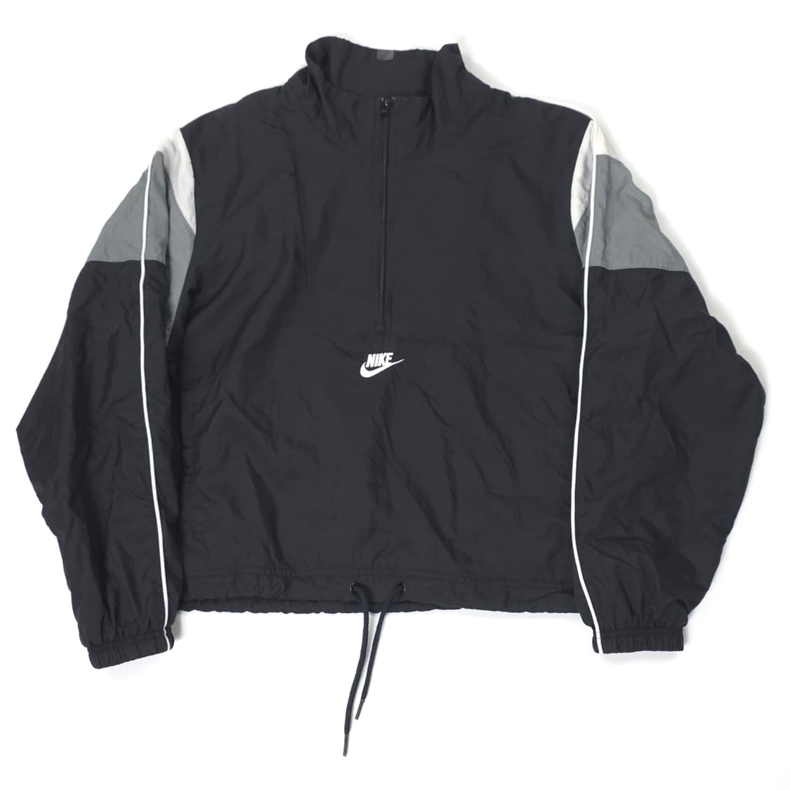 나이키 나일론 크롭 아노락 바람막이 블랙 85(M) 상품이미지1