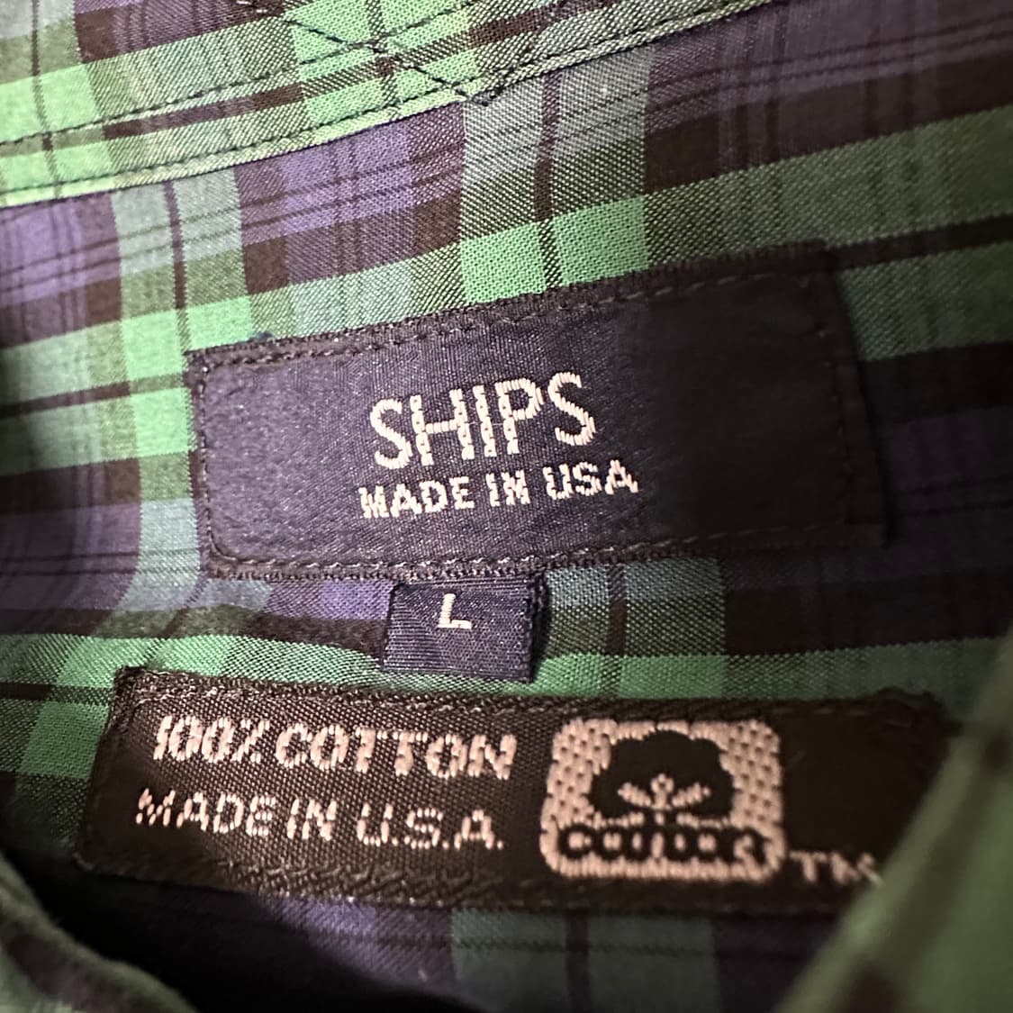SHIPS usa made check cotton shirt 상품이미지3