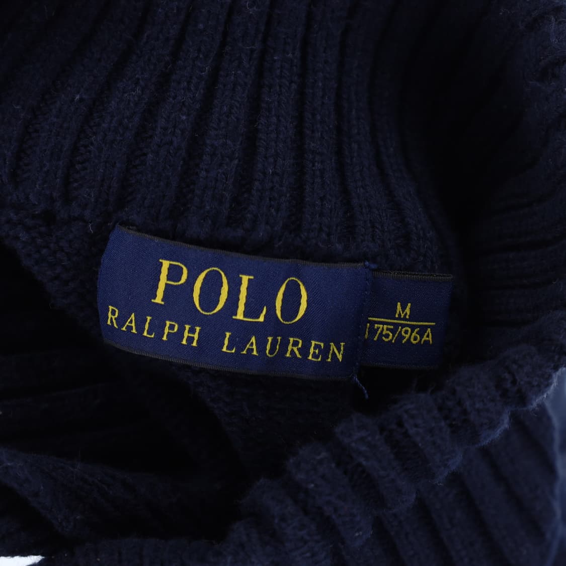 [M] 신형 폴로 랄프로렌 하프넥 숄카라 니트 스웨터 네이비 3853 상품이미지5