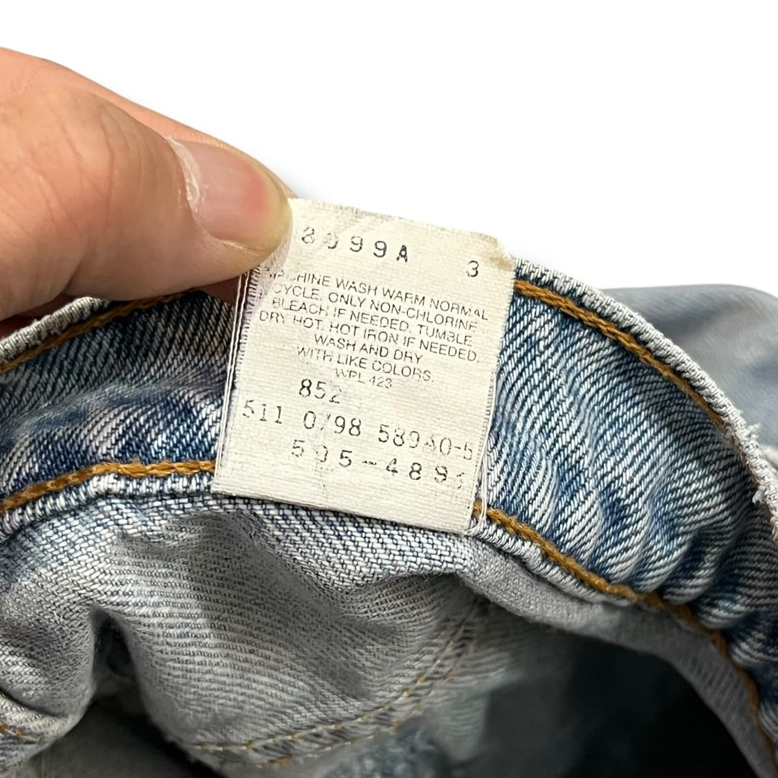  USA 리바이스 505 데님팬츠 y13972 상품이미지9