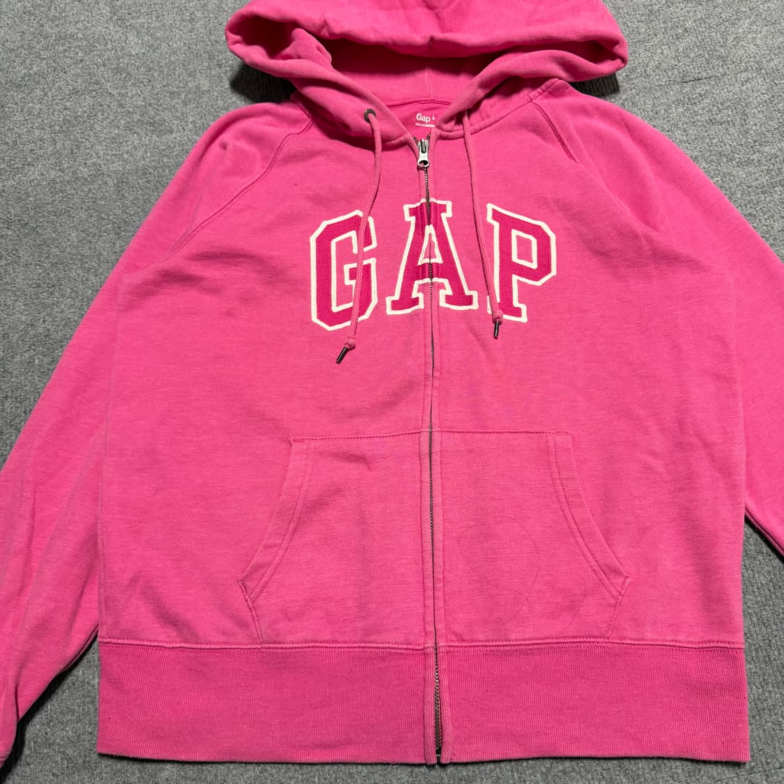 갭 핑크 후드집업 L 상품이미지2