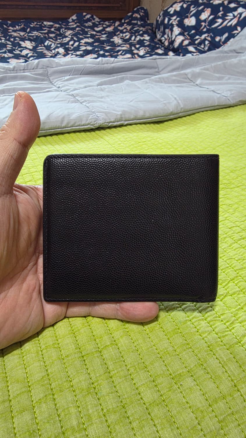 (정품) 생로랑 캐비어 가죽 반지갑/개인/팝니다. 상품이미지4