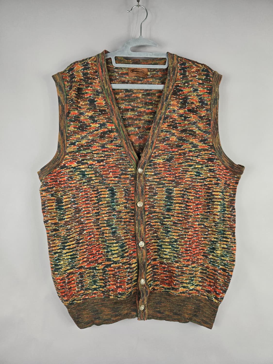 [무료배송]Missoni 미쏘니 남성 울100 니트 베스트 조끼 정품 상품이미지1