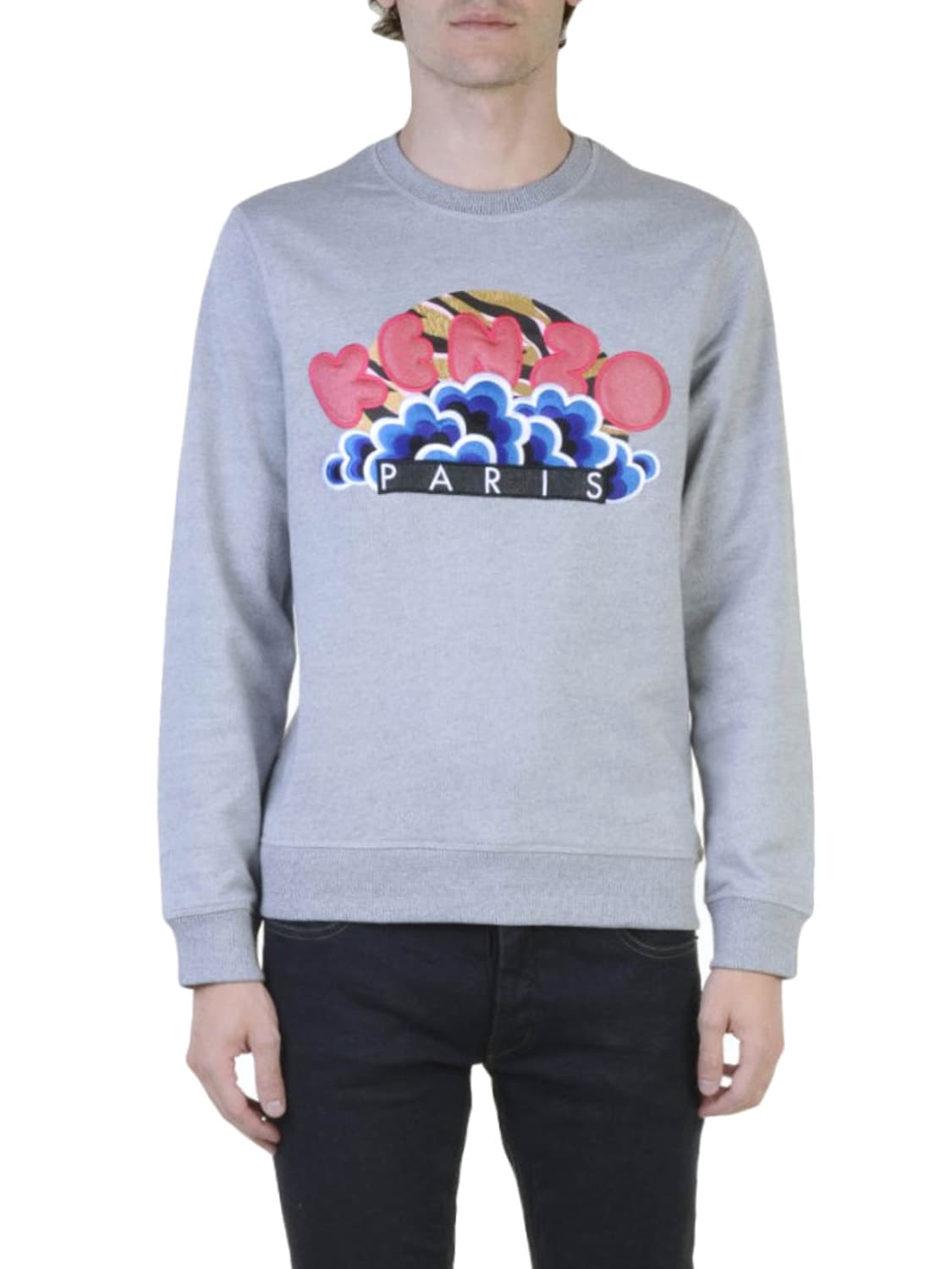 겐조 KENZO PARIS 입체 자수 스웨트 맨투맨 S 실착 횟수 적어  상품이미지8