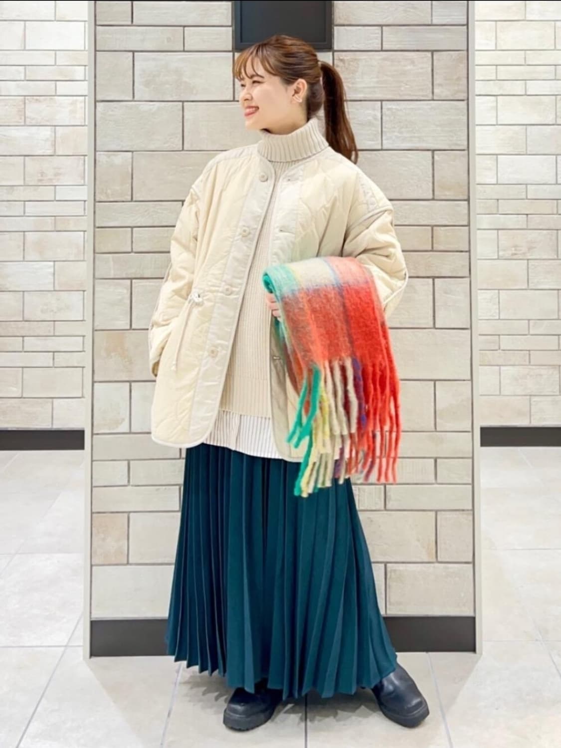 코엔 밀리터리 드로스트 퀼팅 자켓 상품이미지1