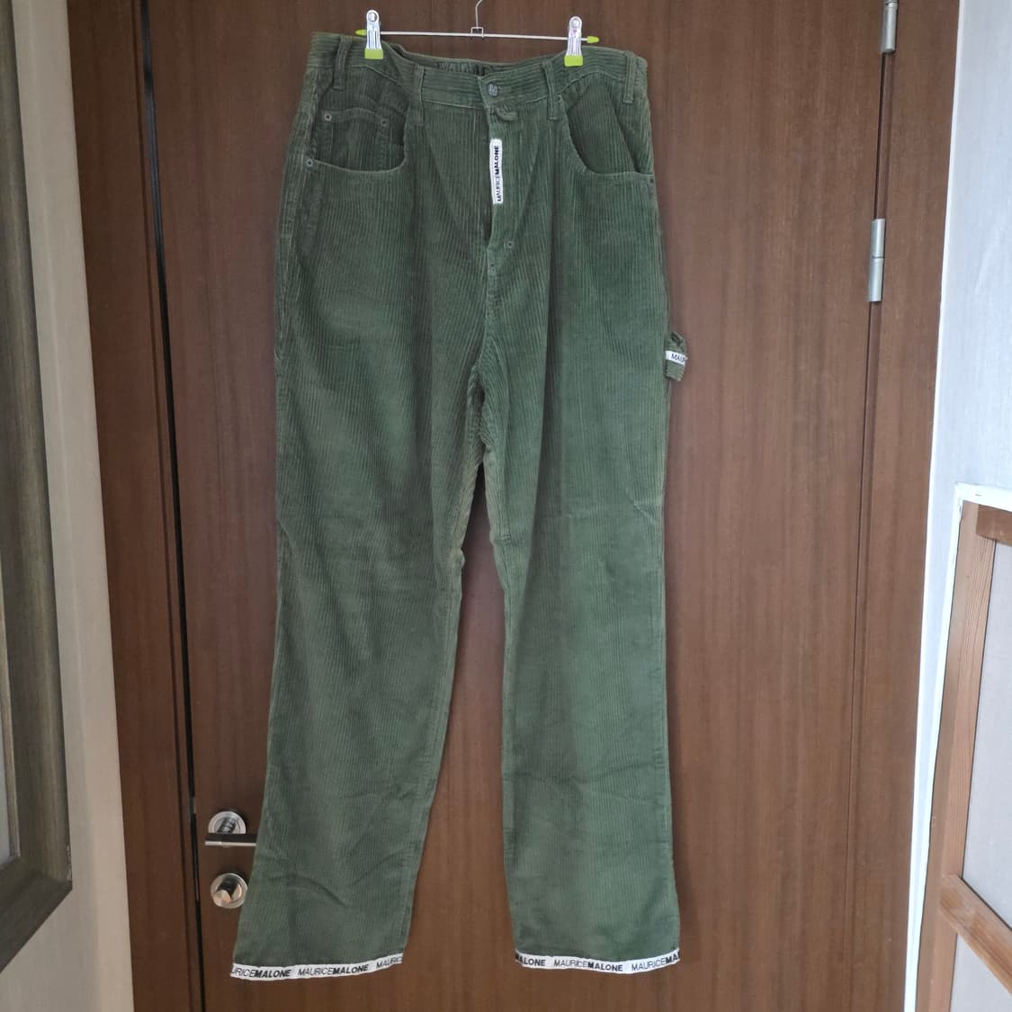 [XXL] 모리스 말론 코듀로이 카펜터 팬츠 카키 (마크 칼만 착용) 상품이미지6