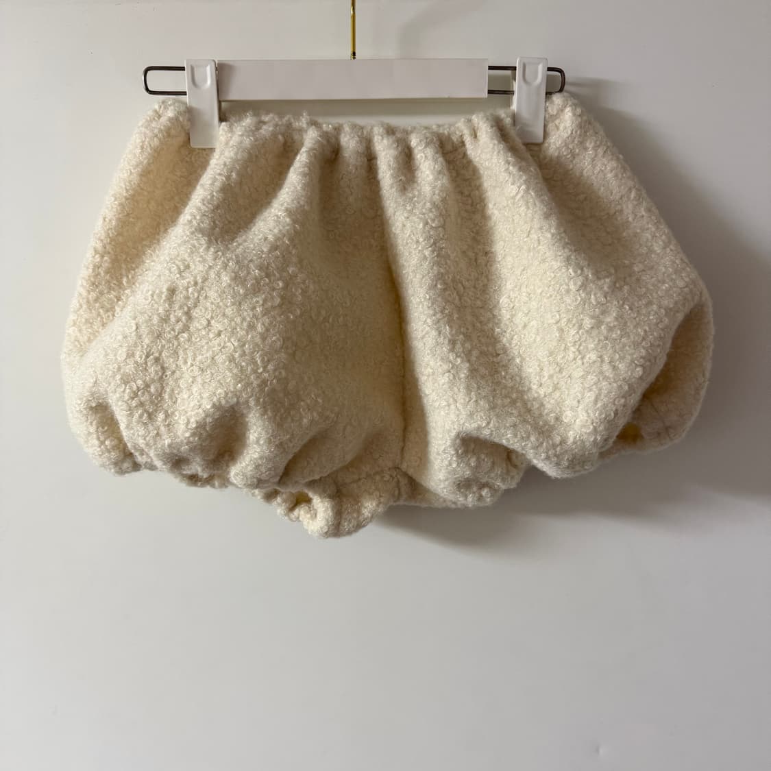 새상품 여자 뽀글이 펌킨 반바지 상품이미지1