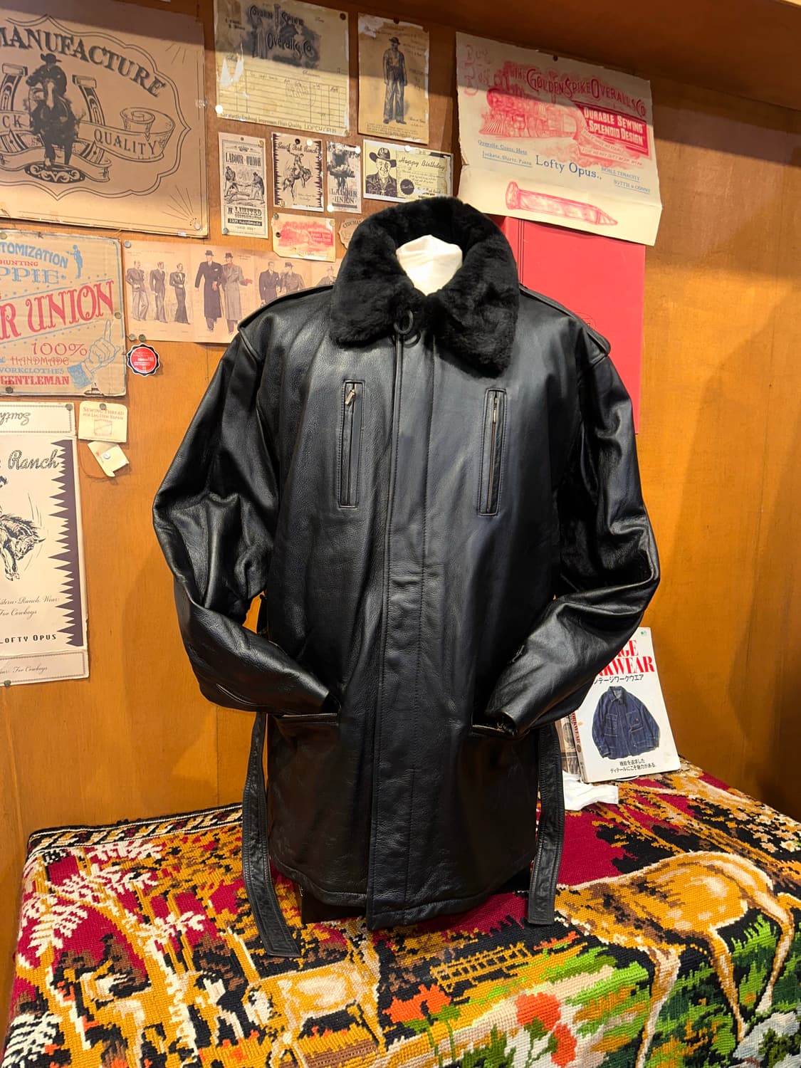 ( XL-2XL ) 가죽자켓 가죽코트 바이커자켓 레더자켓 소가죽자켓 상품이미지2