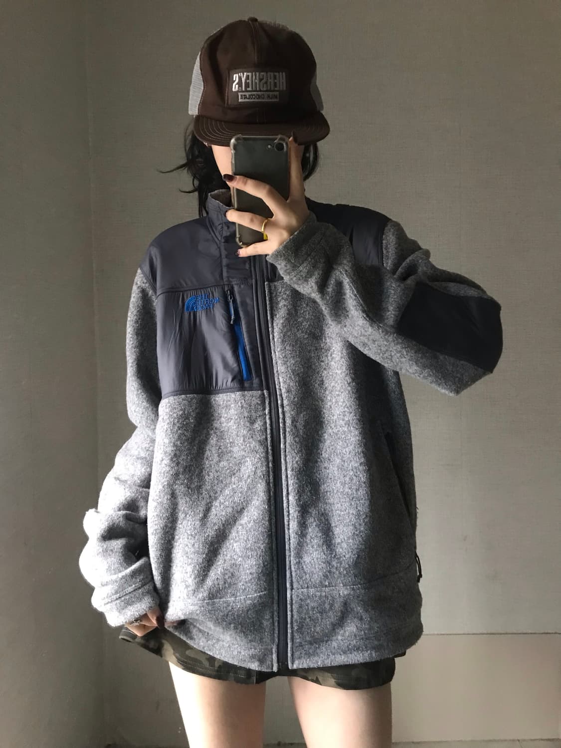 노페 그레이 후리스 상품이미지3