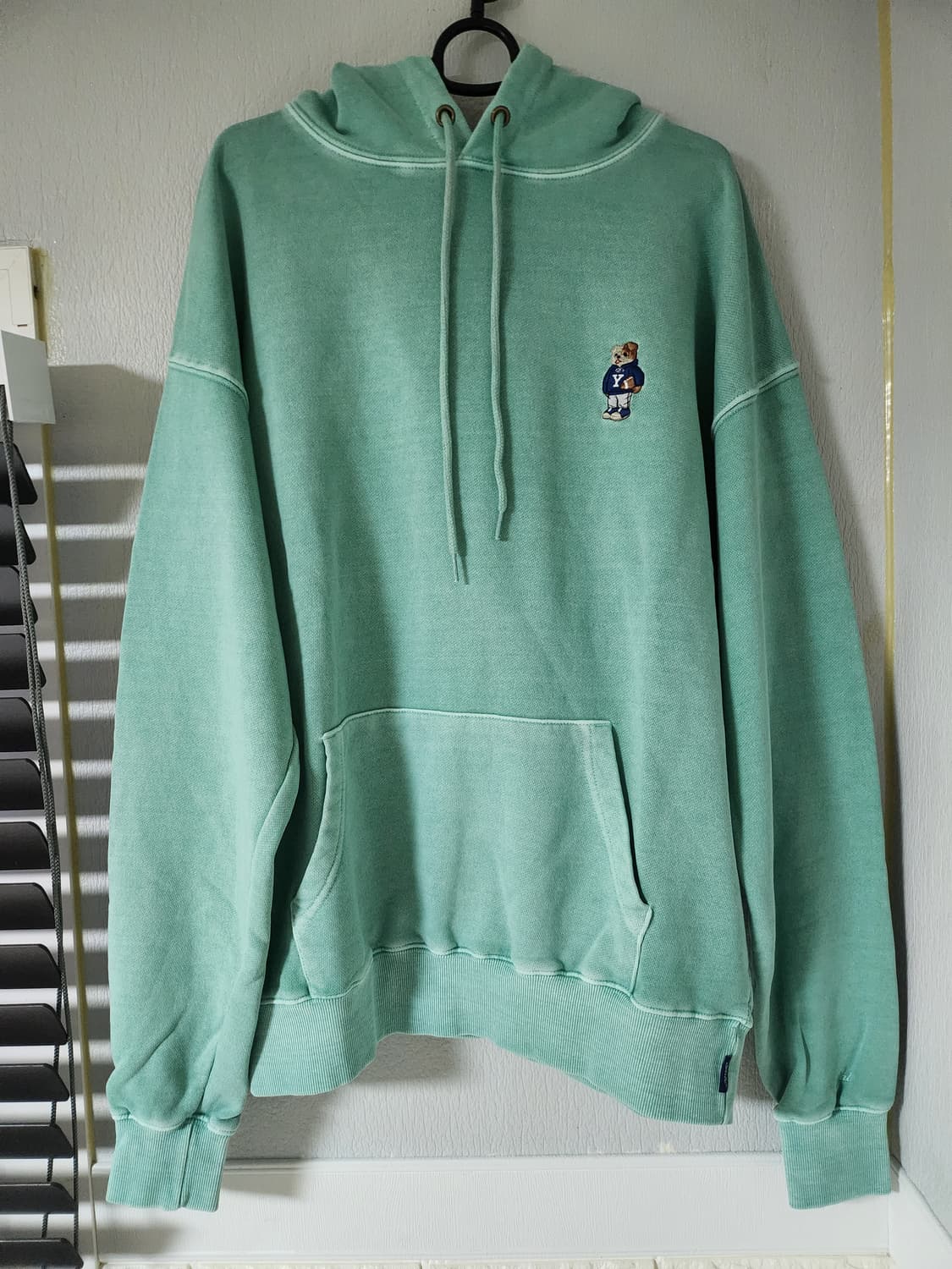 예일 피그먼트 워싱 후드티 상품이미지1