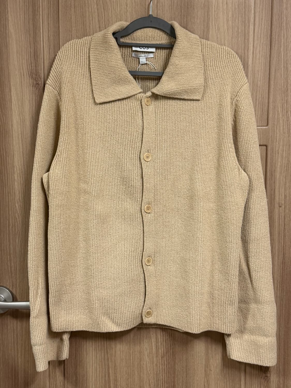코스 부클레 니트 가디건 베이지 XL size 상품이미지3