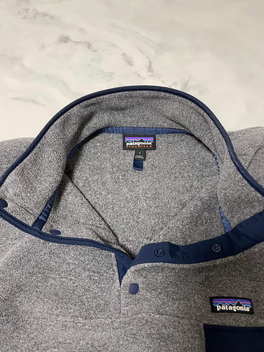 파타고니아 라이트웨이트 신칠라 니켈 네이비 L 상품이미지4