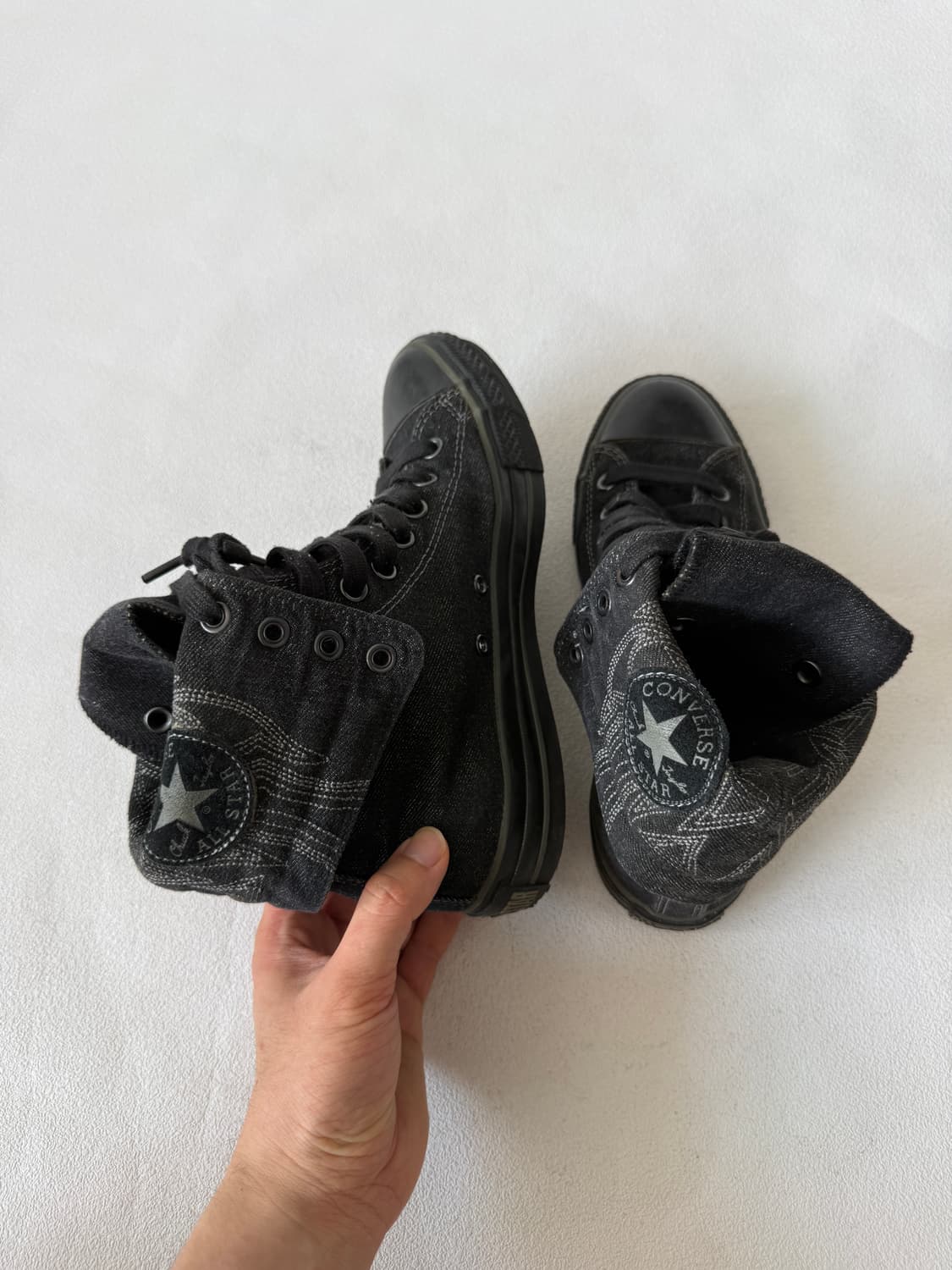 [250]컨버스(Converse) 흑청 데님 하이탑 상품이미지5