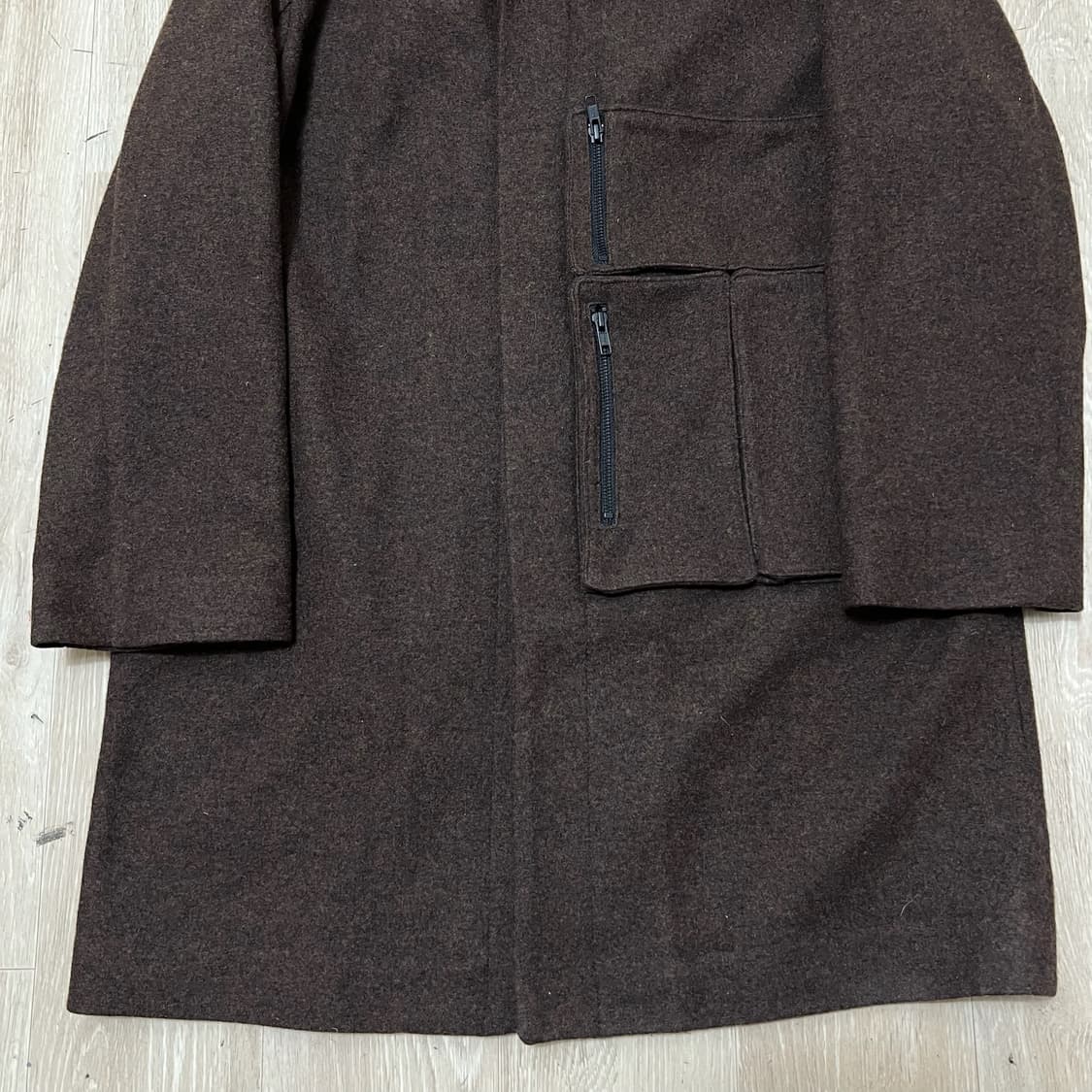 마돈 남성 포켓 울 발마칸코트 48 상품이미지3