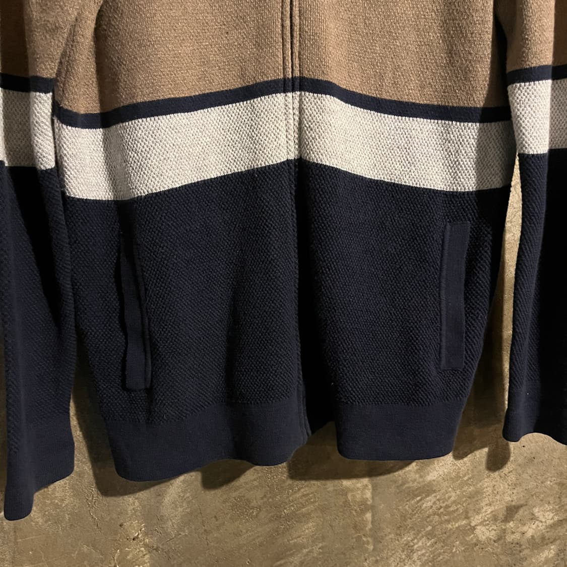 헤지스 니트 집업 상품이미지3