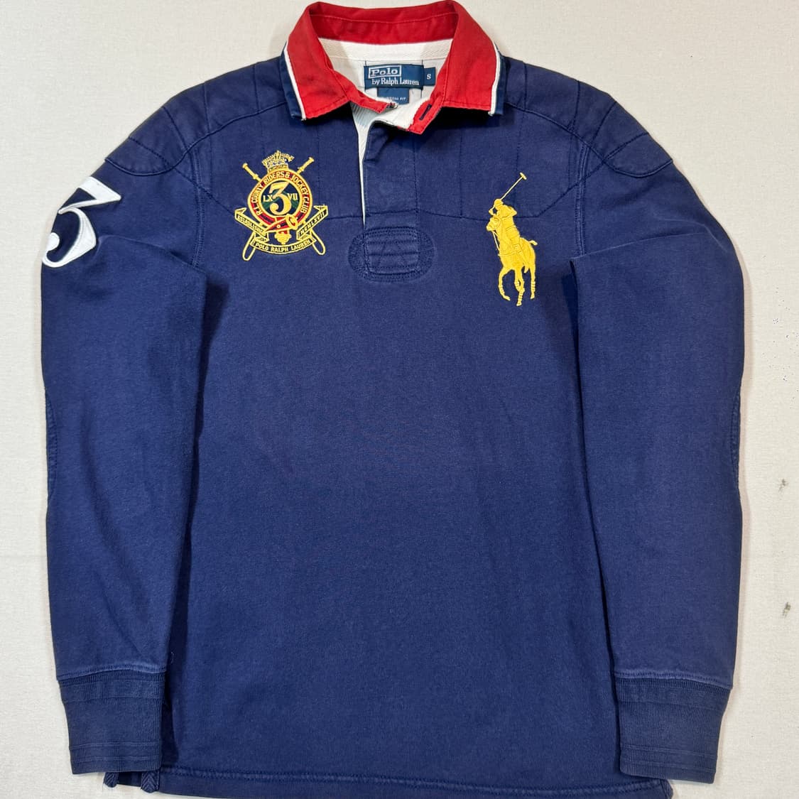 S) 폴로 랄프로렌 빅포니 럭비티 긴팔 카라티 상품이미지2