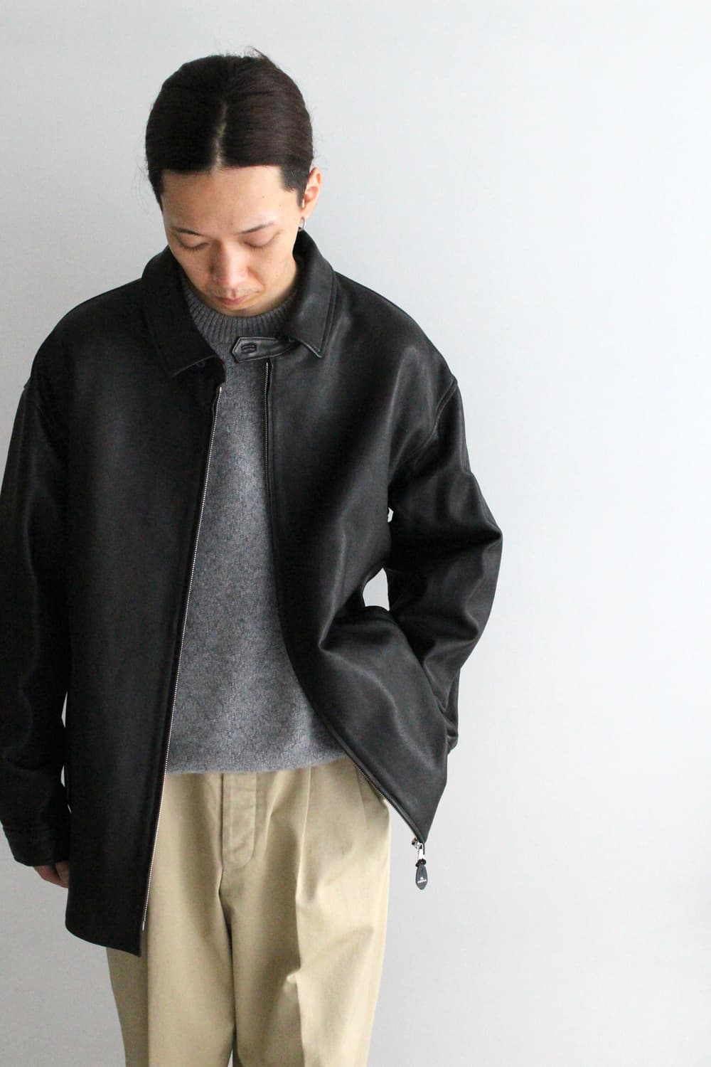 [2]헤릴 25aw 램 레더 자켓 herill 가죽 상품이미지2