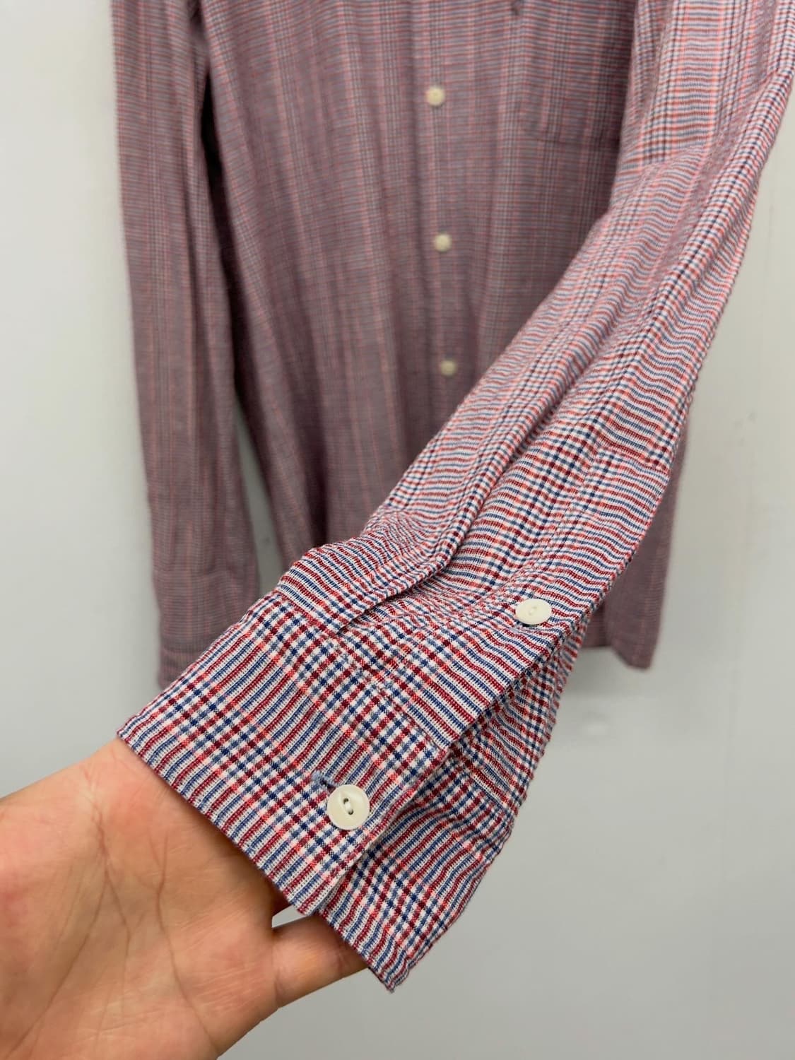 YMC london 레이온 체크 셔츠 상품이미지3