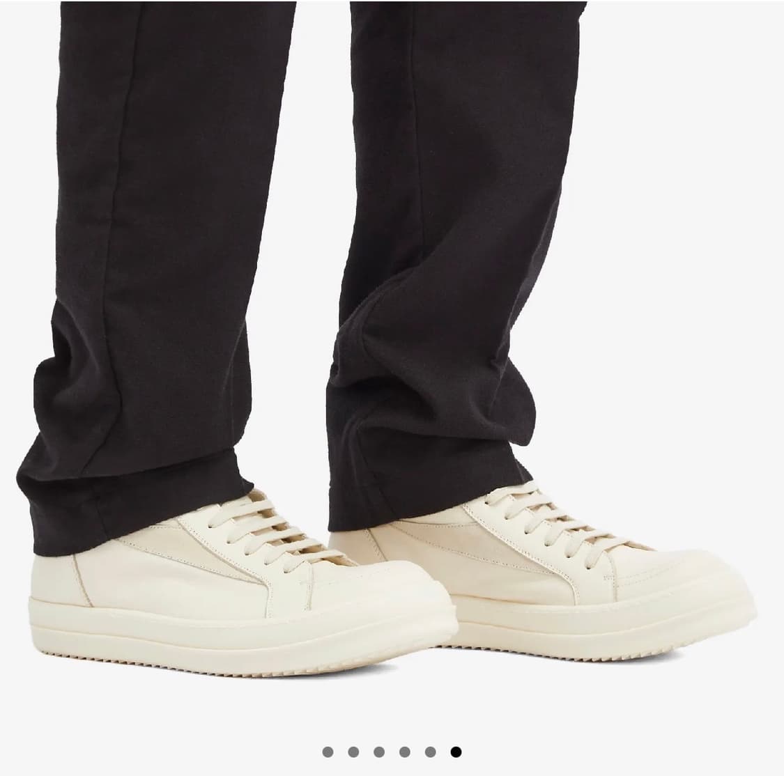 릭오웬스 빈티지 스니커즈 하이 밀크 새상품(42) 상품이미지2