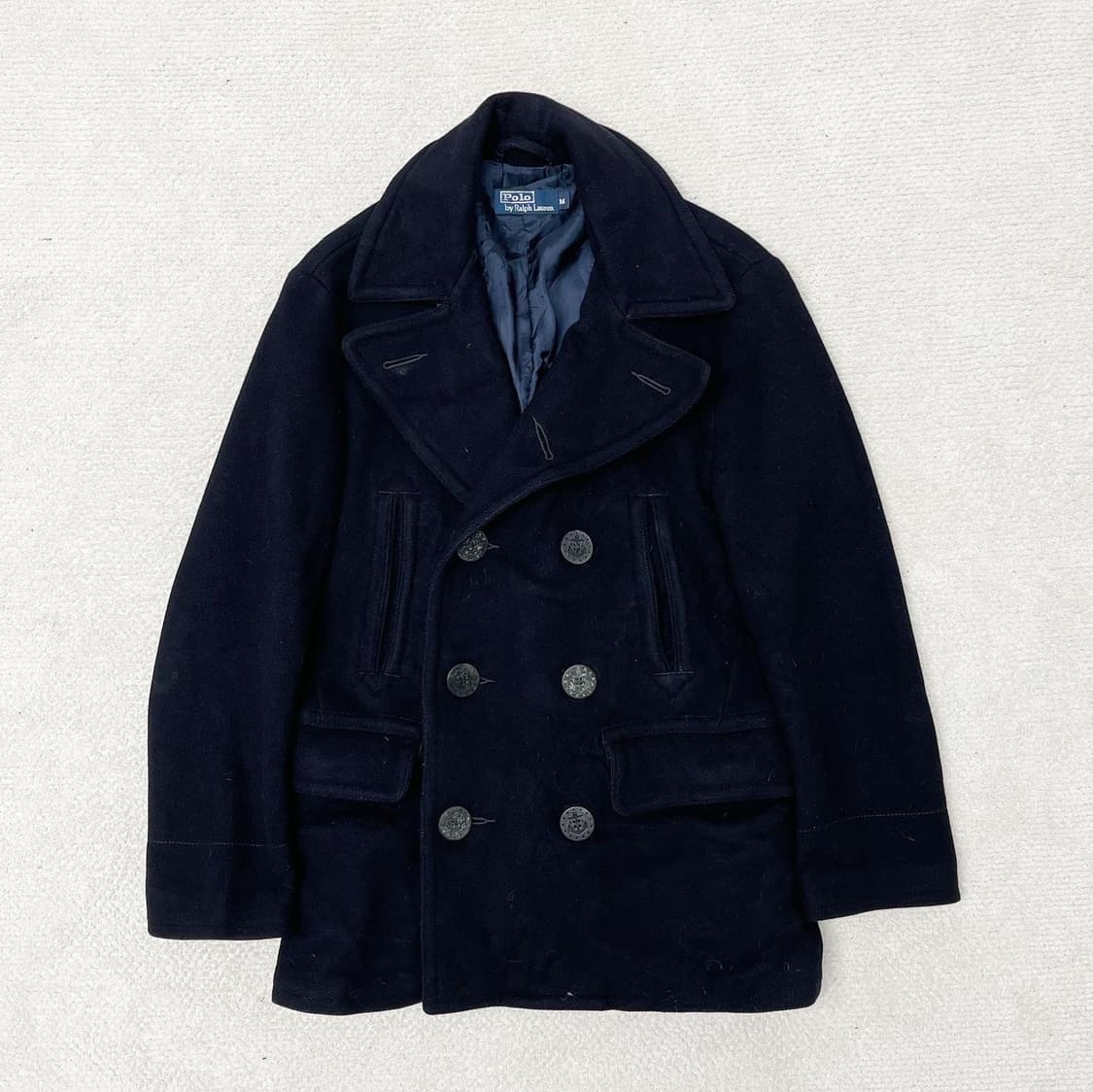 폴로 랄프로렌 네이비 울 더블 피코트  상품이미지1