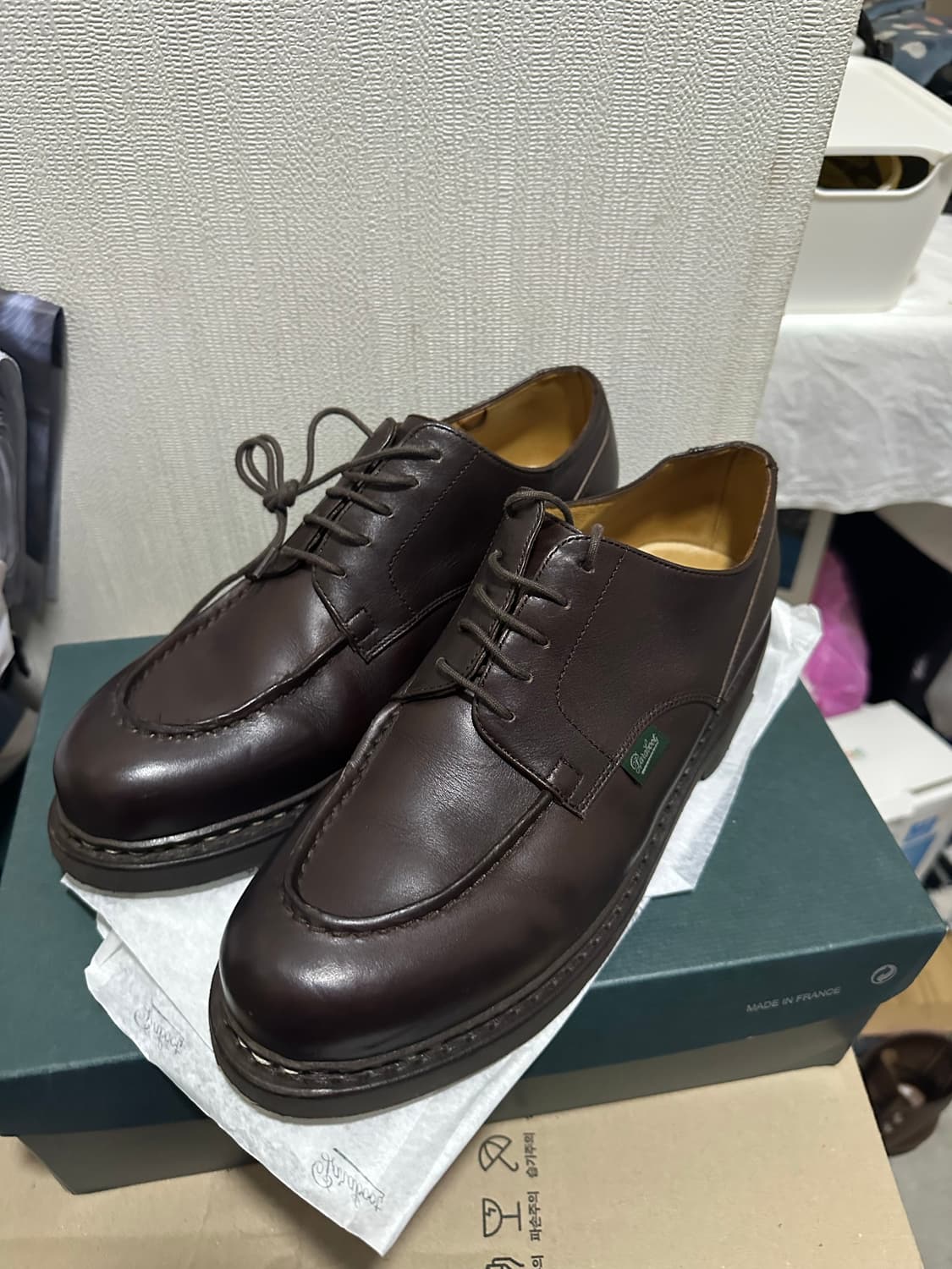 8.5) 파라부트 샴보드 리세 카페 구두 팝니다 상품이미지7