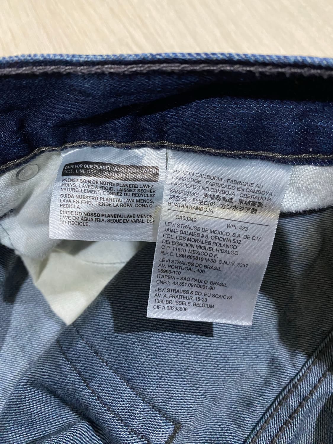 리바이스 505 데님 W38 상품이미지7