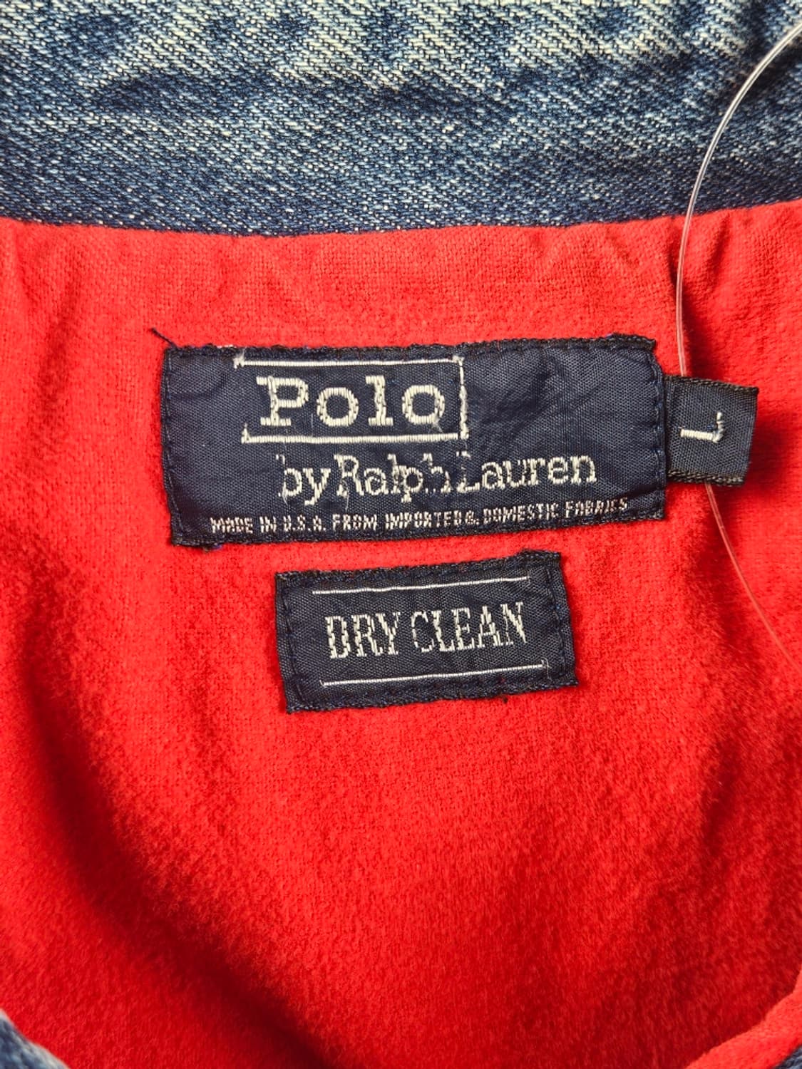 80's USA 폴로랄프로렌 데님 스윙탑 자켓 ( L ) / 10707 상품이미지8