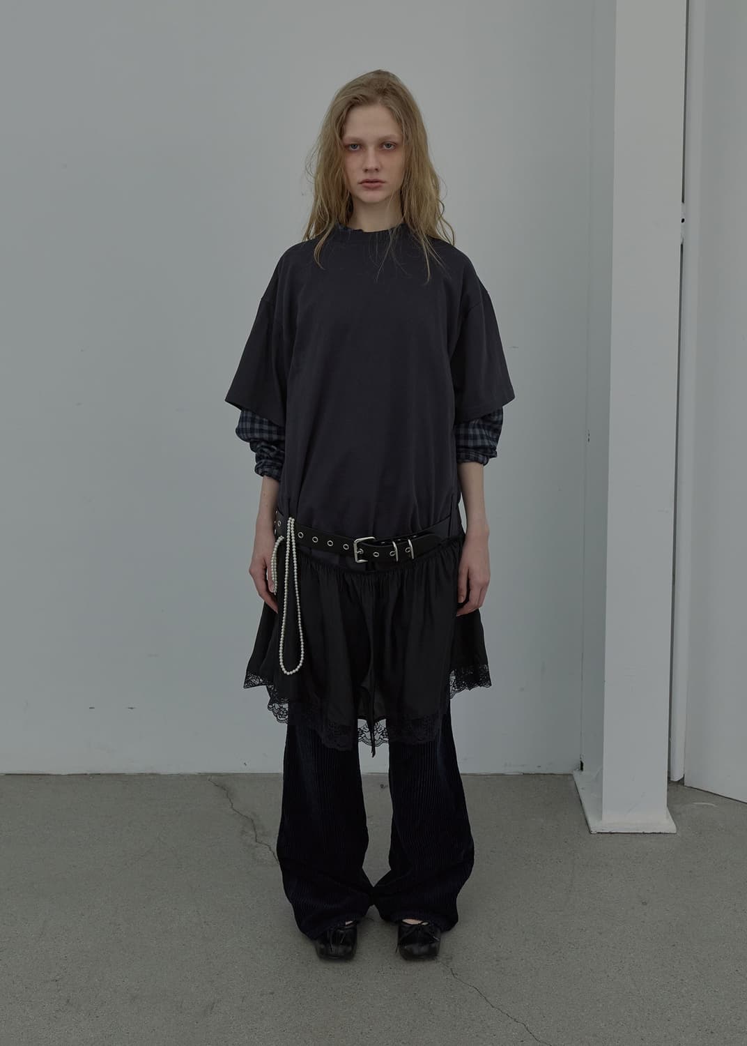 Lcdc 져지원피스 LACE TRIM JERSEY DRESS 상품이미지1