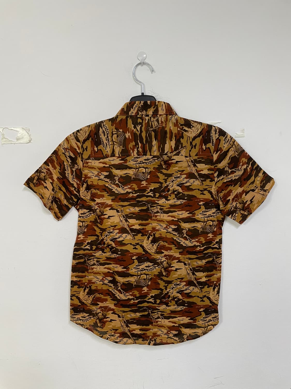 재패니즈 빈티지 사파리 패턴 셔츠 상품이미지3
