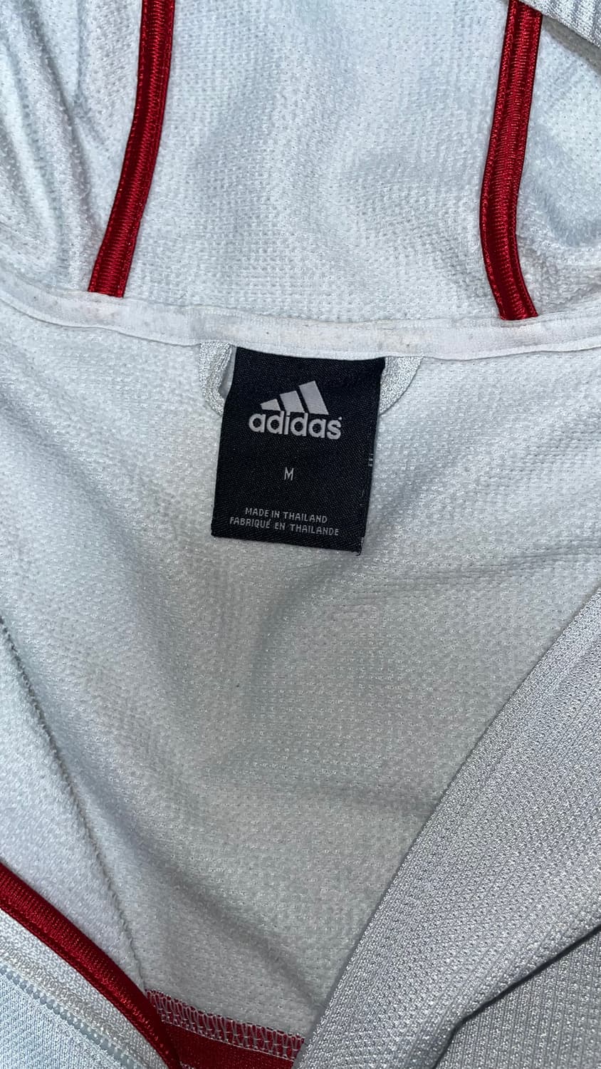 아디다스 레드 파이핑 후디 집업 상품이미지2