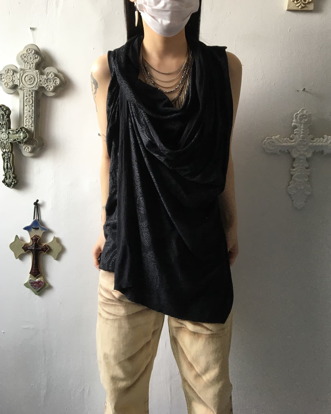 Civarize drape vest 상품이미지5