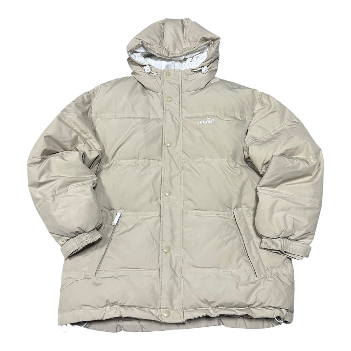 ✨ (바배) 푸마 빅로고 아이보리 덕다운 패딩 상품이미지2