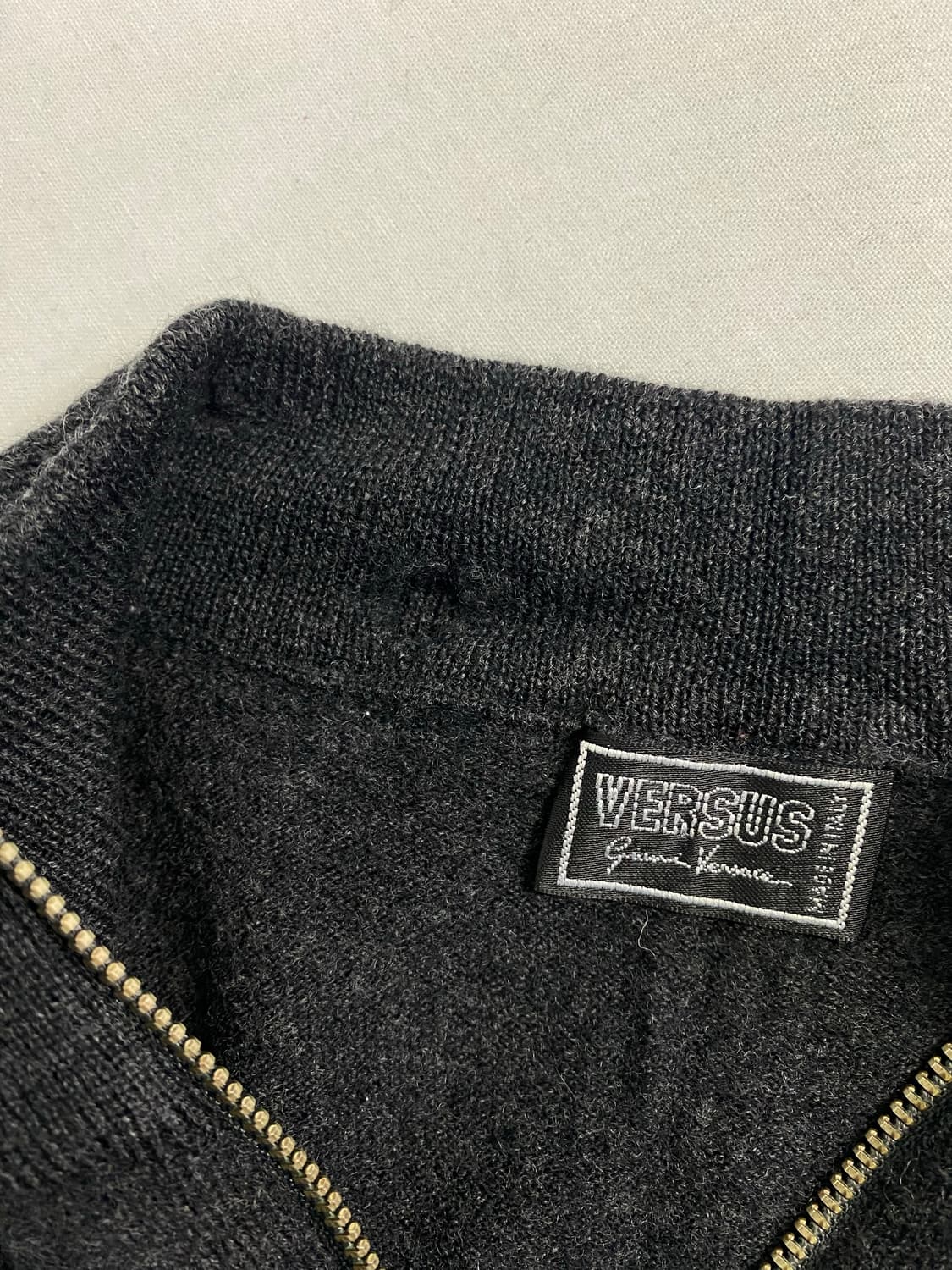 베르수스 베르사체 Versace 울 반집업 니트 <584> 상품이미지6