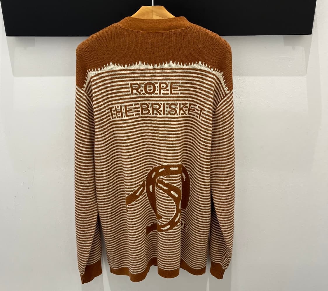 보디 bode ROPE THE BRISKET 니트 가디건 브라운 상품이미지2