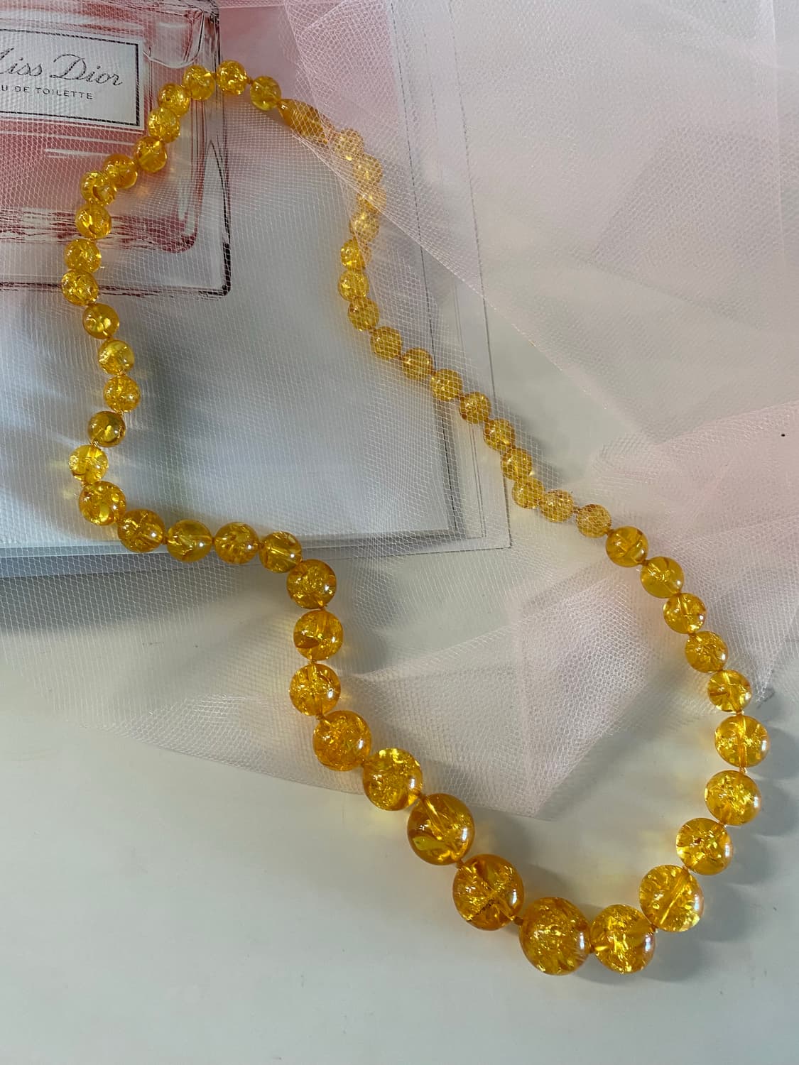 엠버 앰버 호박 구슬 목걸이 상품이미지4