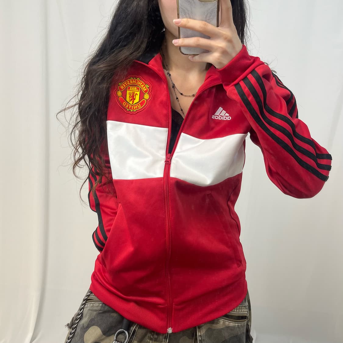 Adidas red Manchester United jersey 상품이미지3