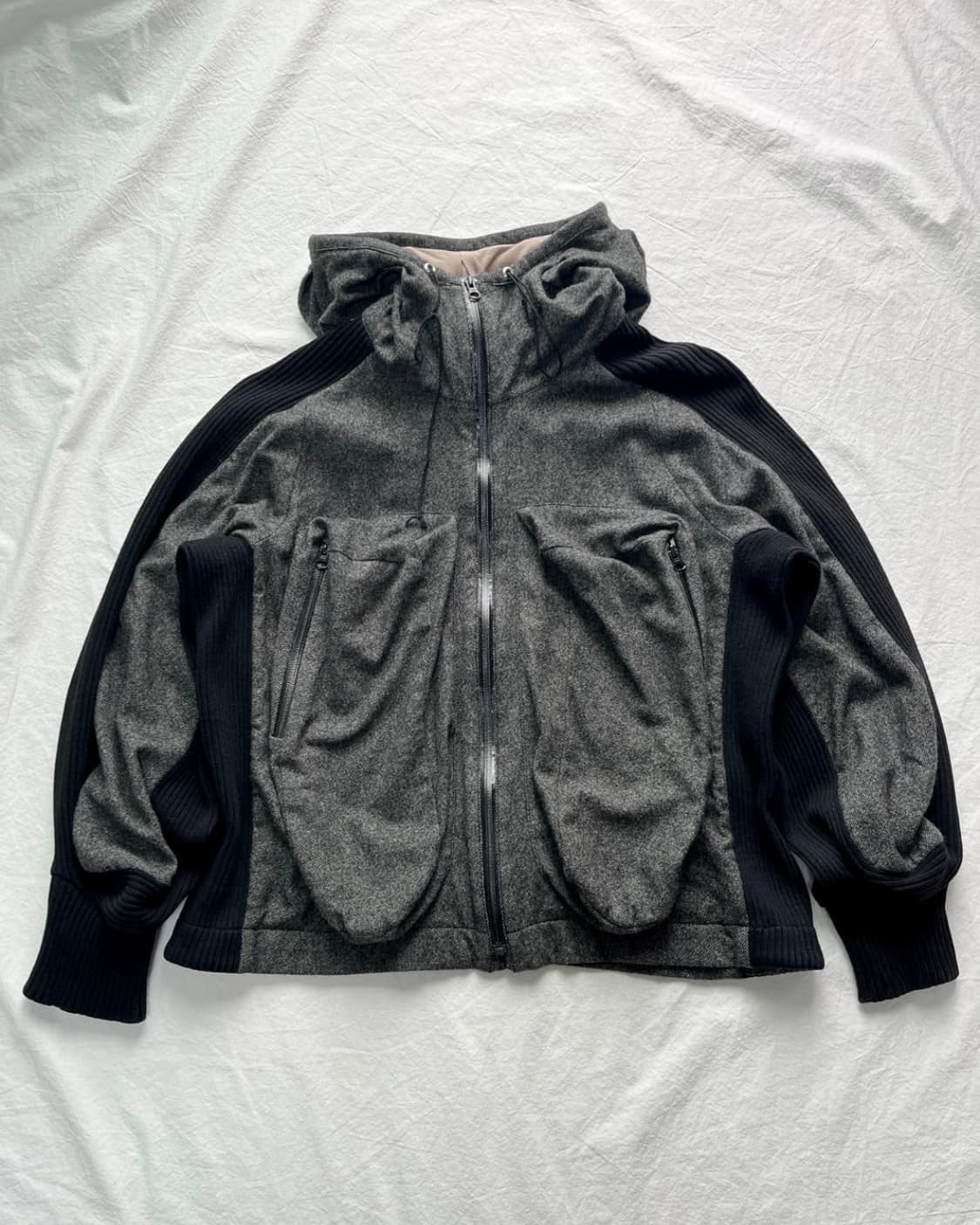 [M] SOE 06-07aw 소이 도쿄 울 헤비 후디드 집업 자켓 상품이미지1